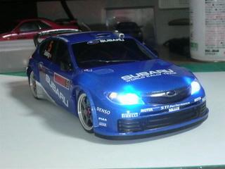ミニッツレーサー電飾　スバル　インプレッサ WRC2008 No.5